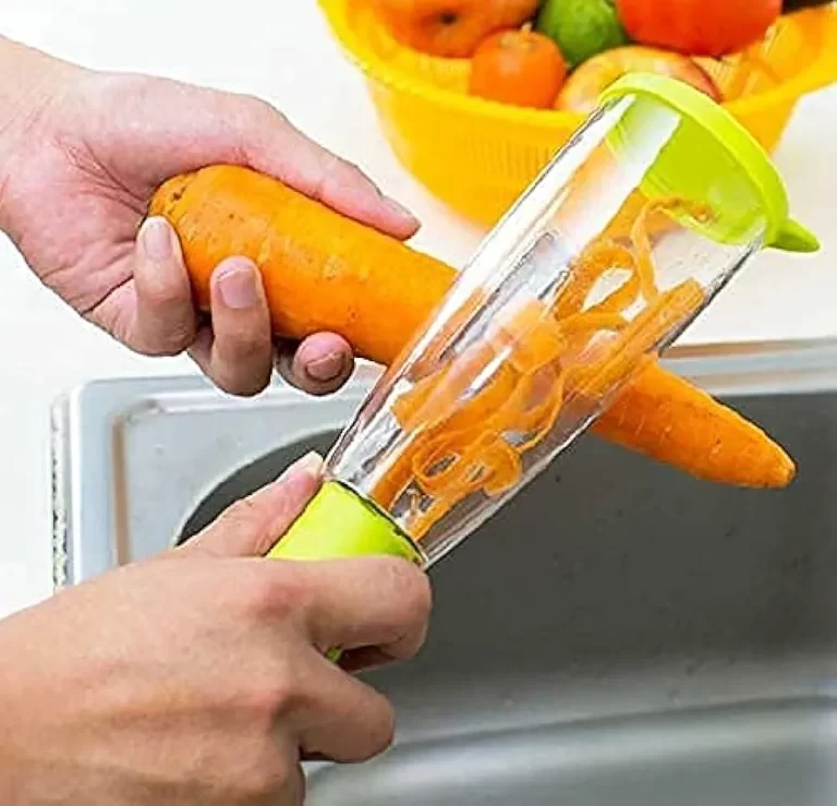 Vegetable peeler and with Container Review – Buy Now